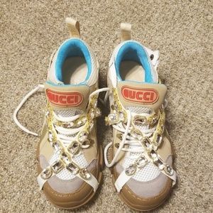 Gucci Flashtrek Jeweled Sneakers